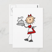 ディナーはTシャツとギフトが用意 ポストカード (正面/裏面)