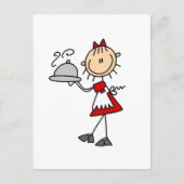 ディナーはTシャツとギフトが用意 ポストカード (正面)