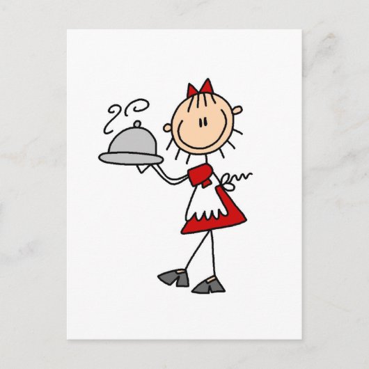 ディナーはTシャツとギフトが用意 ポストカード (正面)