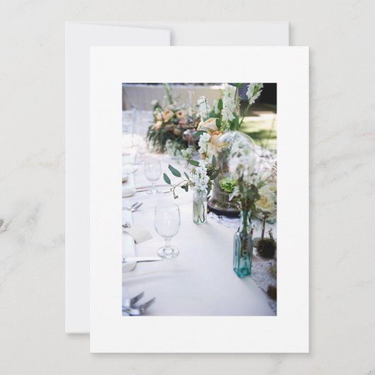 ディナーまフォーマルたは結婚式への招待状 招待状 (正面)