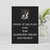 ディナーアットウエアプレイス招待状 招待状 (スタンド正面)
