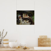 ディナーアットレアンバサドゥール, c.1882 ポスター (キッチン)