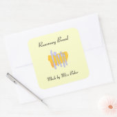 ディナーウェアとナプキンカスタムベーキングシール スクエアシール (封筒)