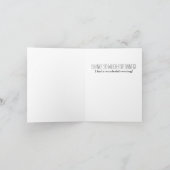 ディナーカードをありがとう サンキューカード (内部)