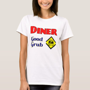 ディナーグッドグラブハンバーガーレストランアート Tシャツ
