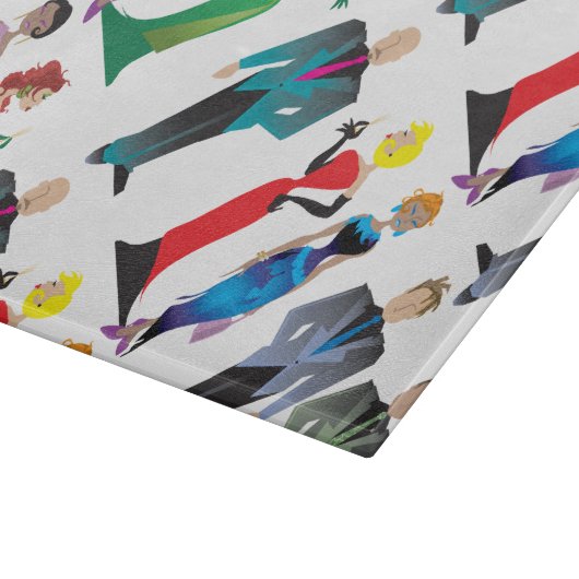 ディナーゲストガラスのカッティングボード カッティングボード (角)