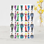 ディナーゲストグリーティングカード カード (黄色い花)