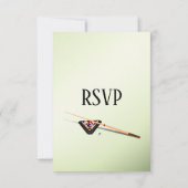 ディナーチョイス付きビリヤードRSVP 出欠カード (裏面)