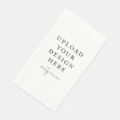 ディナーナプキン – 4.43インチx 7.75インチ – 長方形 (コーナー)