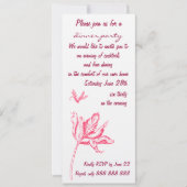 ディナーパーティの招待状 招待状 (正面)