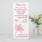 ディナーパーティの招待状 招待状 (スタンド正面)