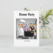 ディナーパーティの招待状 招待状 (スタンド正面)