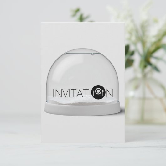 ディナーパーティの招待状VIP招待状 招待状 (スタンド正面)