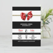 ディナーパーティーの個人設定 招待状 (スタンド正面)