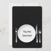 ディナーパーティーの招待状 招待状 (正面)