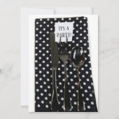 ディナーパーティー招待状 招待状 (正面)