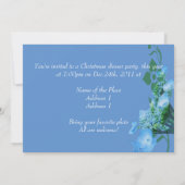 ディナーパーティー青紫陽花 招待状 (裏面)