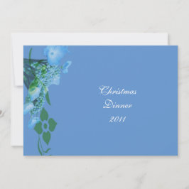 ディナーパーティー青紫陽花 招待状