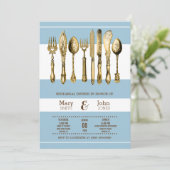 ディナーパーティー オーダーメイド 招待状 (スタンド正面)