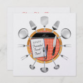 ディナーパーティー/特別な機会招待状- SRF 招待状 (正面/裏面)