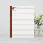 ディナーフォー2 -レシピ紙 (スタンド正面)