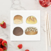 ディナーブレッド転がバンスベーカリーベーカーグルメ スタンダードランチョンナプキン (インサイチュ)