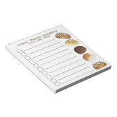 ディナーブレッド転がバンスベーカリーベーカーグルメ ノートパッド (アングル)