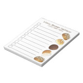 ディナーブレッド転がバンスベーカリーベーカーグルメ ノートパッド (回転)