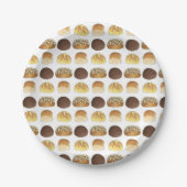 ディナーブレッド転がバンスベーカリーベーカーグルメ ペーパープレート (正面)