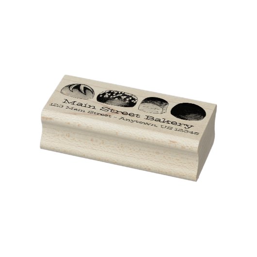 ディナーブレッド転がバンスベーカリーベーカーグルメ ラバースタンプ (スタンプ)