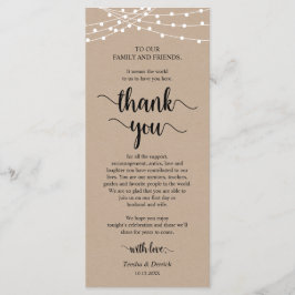 ディナープレイスセッティングサンキュー素朴クラフトカード プログラム