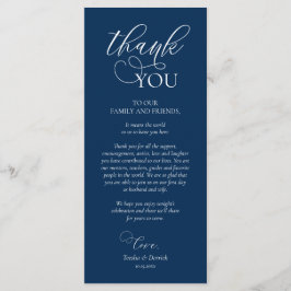 ディナープレイス設定ありがとうネイビーブルーカード プログラム