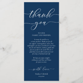 ディナープレイス設定ありがとうネイビーブルーカード プログラム