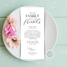 ディナープレイス設定ありがとう書道カード プログラム