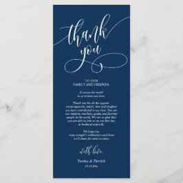 ディナープレイス設定ありがとう書道カード プログラム