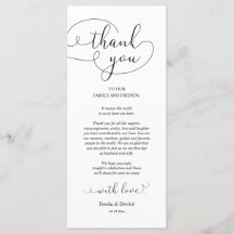 ディナープレイス設定ありがとう書道カード