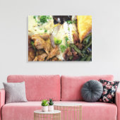 ディナープレート キャンバスプリント (インサイチュ (リビング))