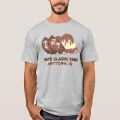 ディナーミートローフ食カスタマイズ品レストランドスタッフ Tシャツ (正面)