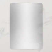 ディナーメニュー |シルバーフェイクグリッター メニュー (裏面)