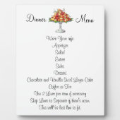 ディナーランチ結婚ーズまたはイベントメニューさくらんぼデザート フォトプラーク (正面)