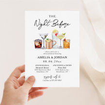 ディナーリハーサル&ドリンクの前夜