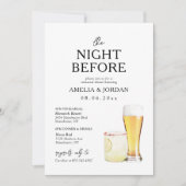 ディナーリハーサル&ドリンクの前夜 招待状 (正面)