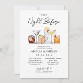 ディナーリハーサル&ドリンクの前夜 招待状 (正面)