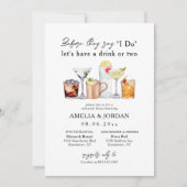 ディナーリハーサル&ドリンクの前夜 招待状 (正面)