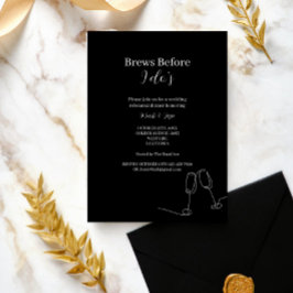 ディナー前のROEブラック&ホワイトブリーズ 招待状