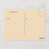 ディナー参加サンキューカード ポストカード (裏面)