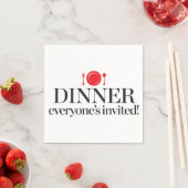 ディナー招待されズ スタンダードカクテルナプキン (インサイチュ)