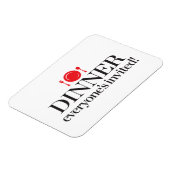 ディナー招待されズ マグネット (左側)