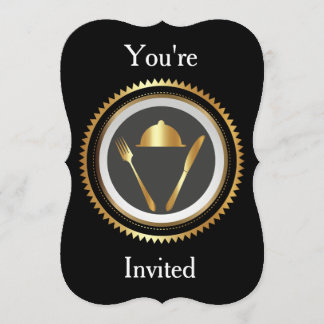 ディナー招待状空白のテンプレート 招待状