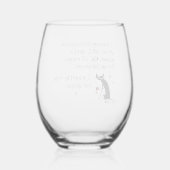 ディナー用ワイン ステムなしワイングラス (裏面)